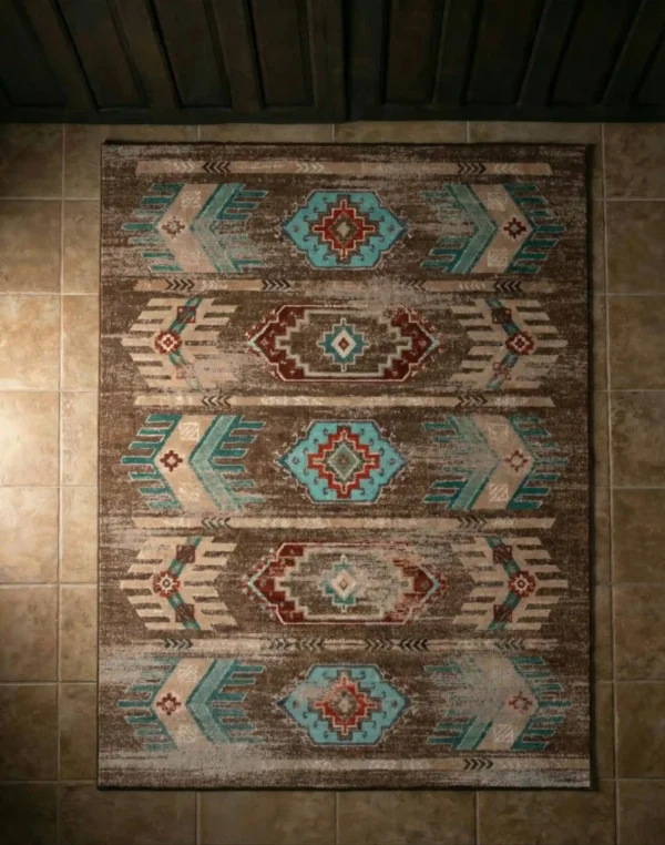 Carlsbad Distressed Turquoise Rug