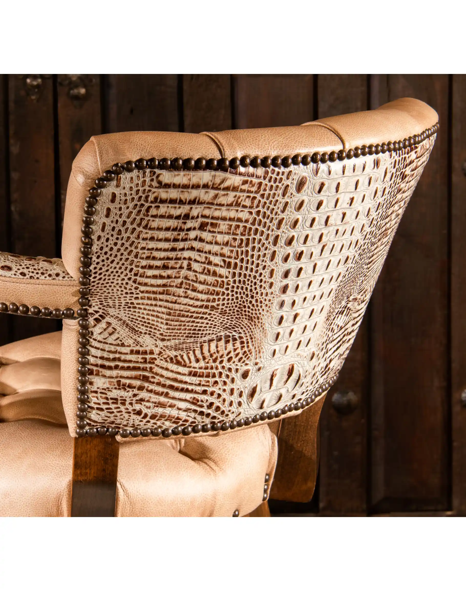 Chisum Ivory Barstool - Image 6