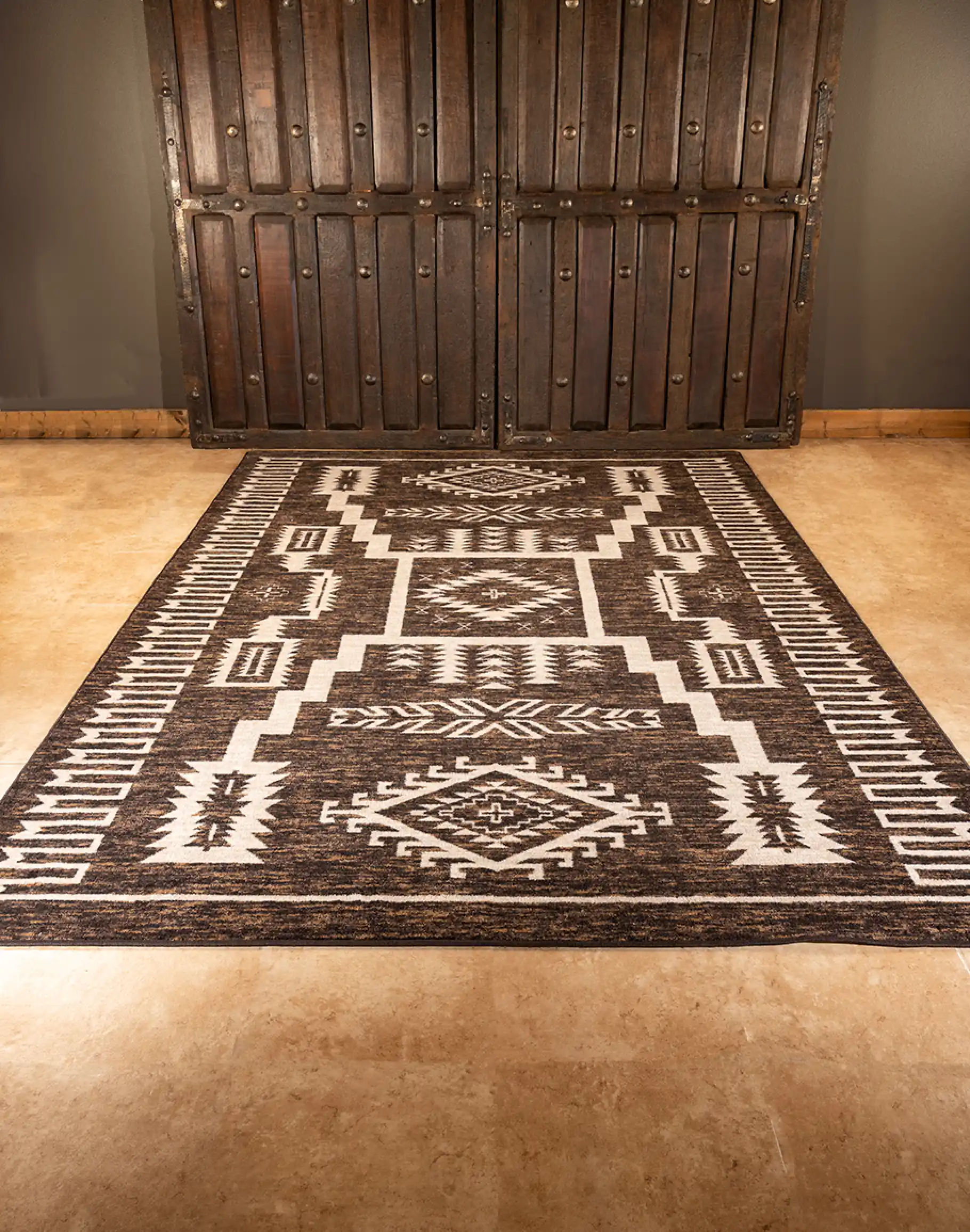 Cloud Burst Chocolate Rug - Image 2
