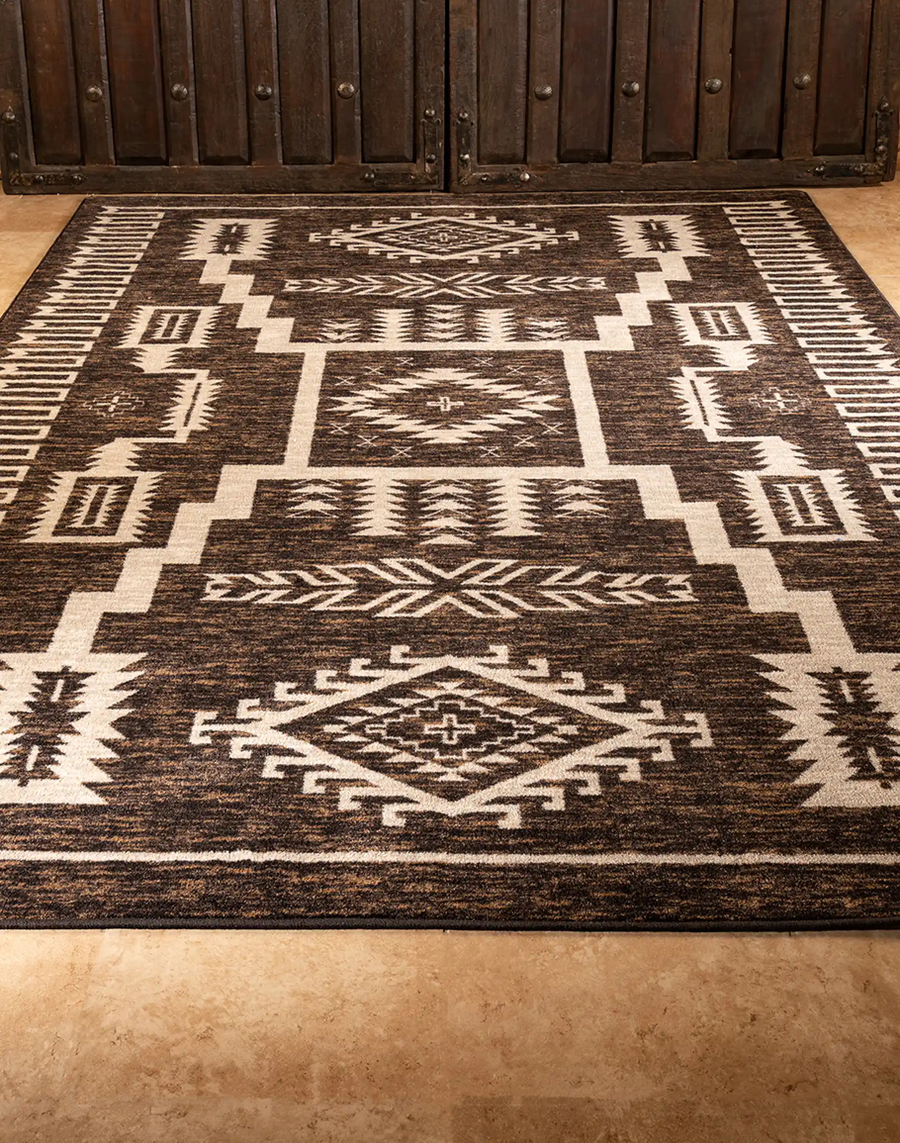 Cloud Burst Chocolate Rug - Image 3