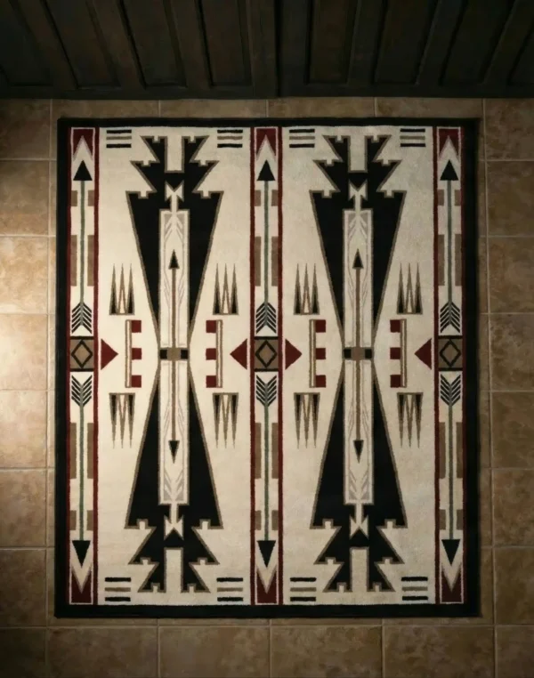 Horse Thieves Natural Rug