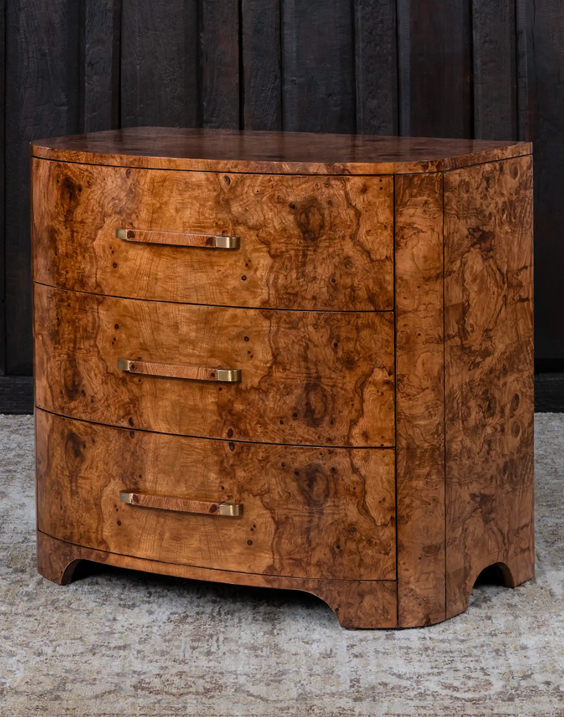 Naples Burl Wood Chest - Image 3