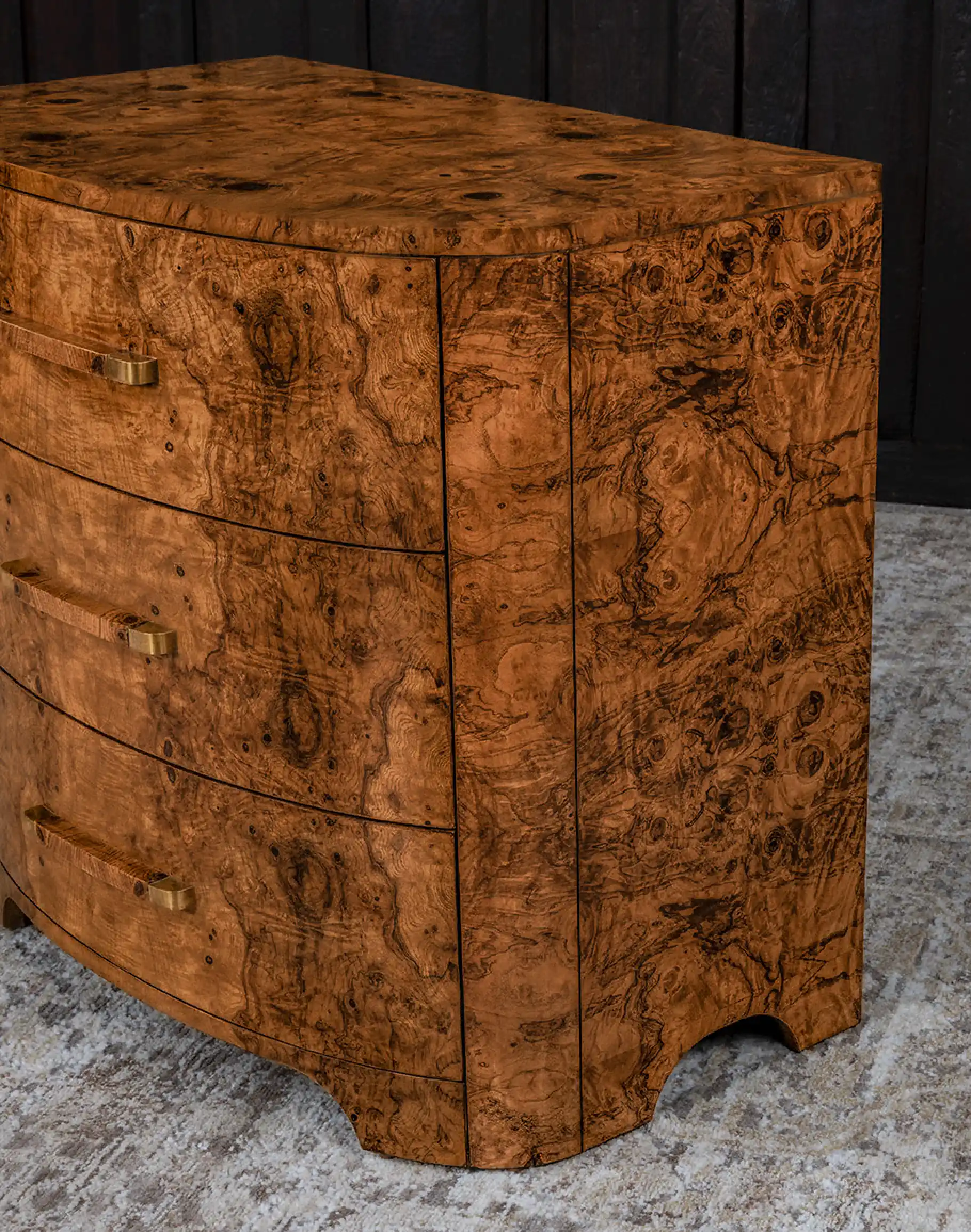Naples Burl Wood Chest - Image 4