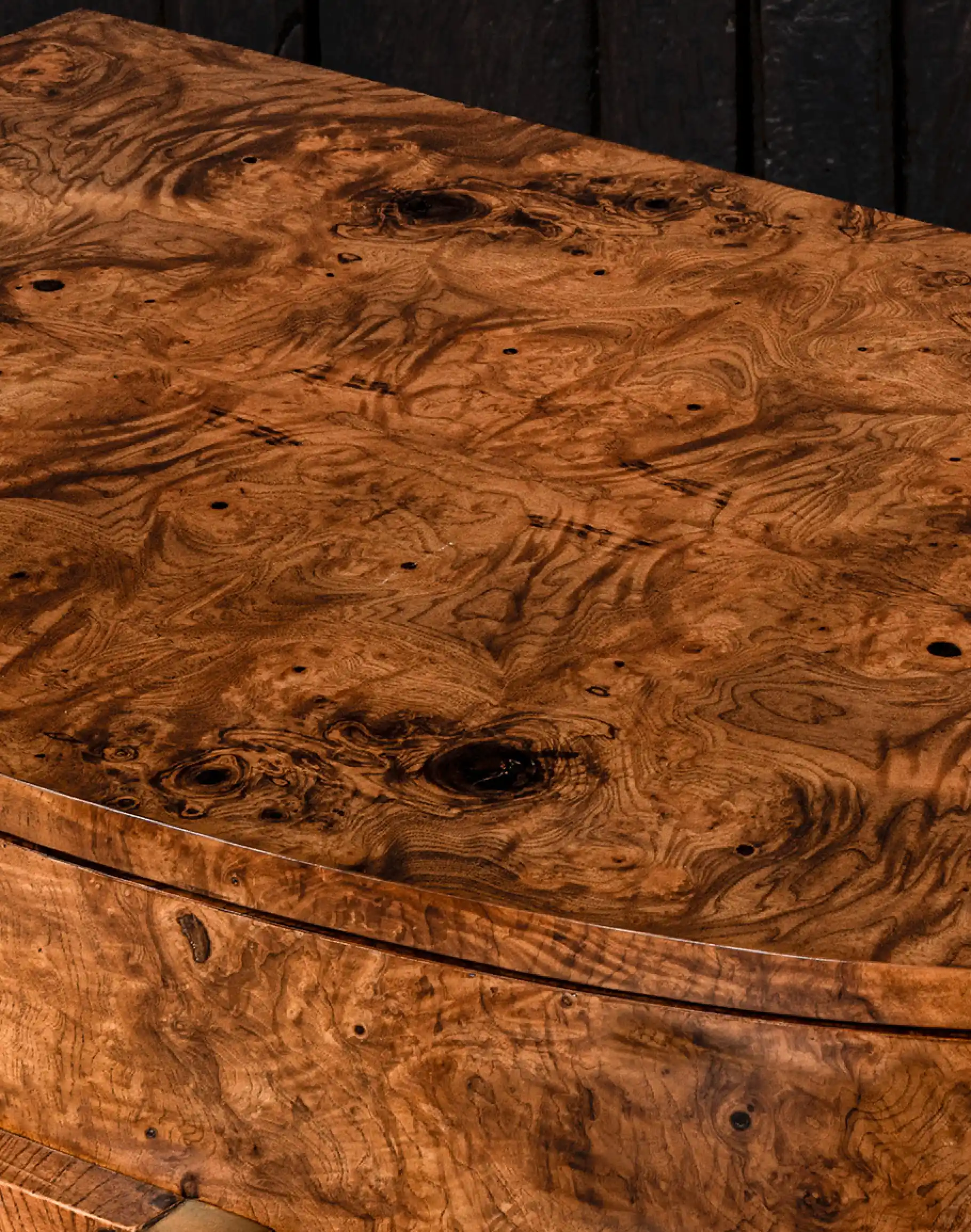 Naples Burl Wood Chest - Image 7