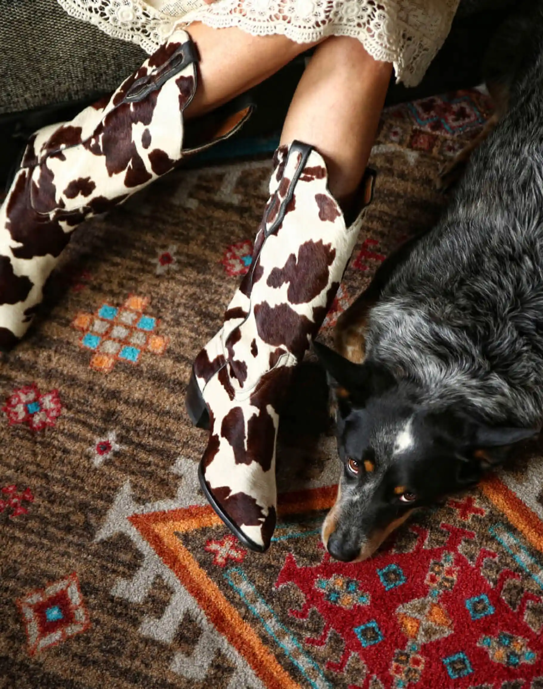 Persian Southwest Brown Rug - Image 4