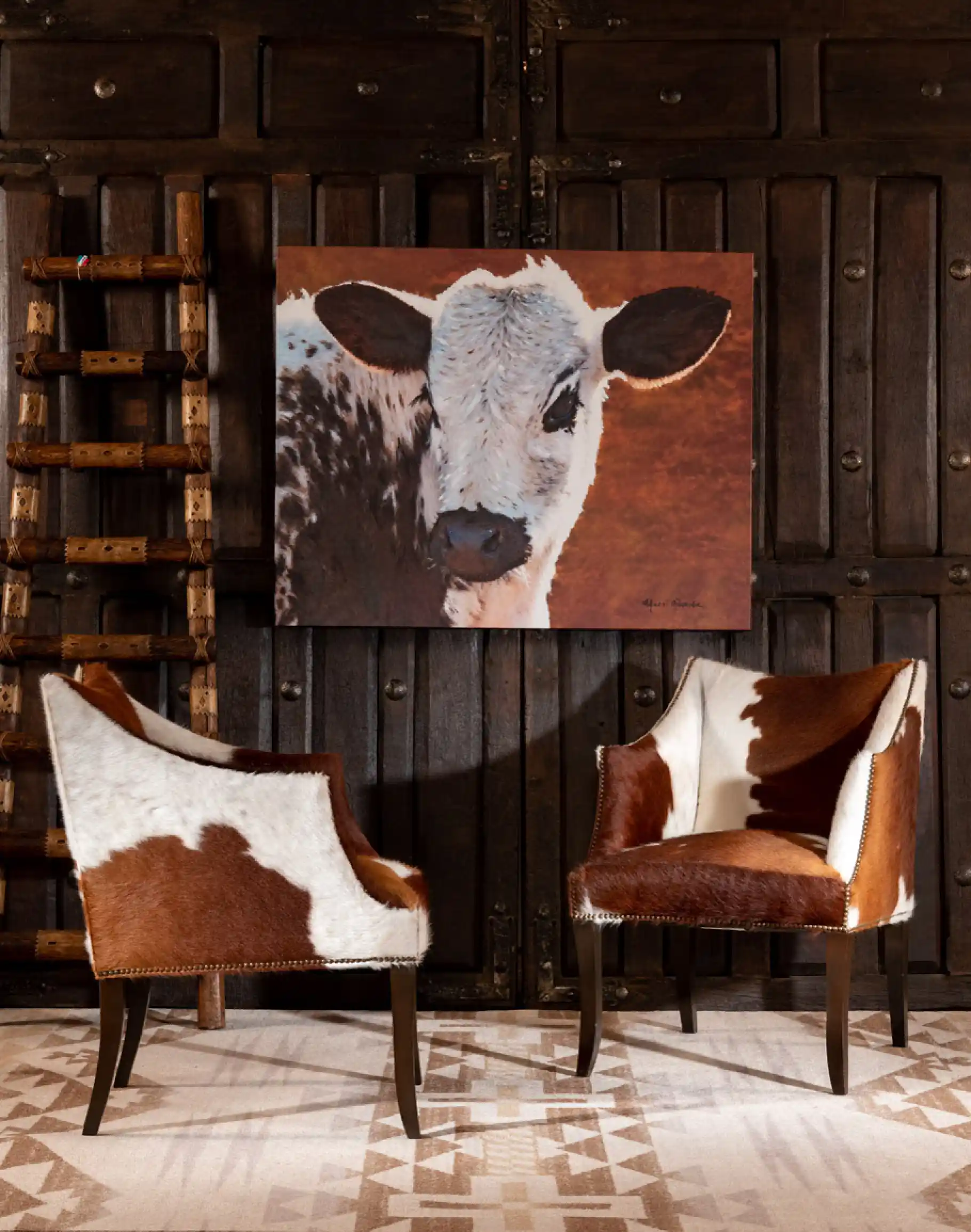 Rustic Cross Chablis Rug - Image 7