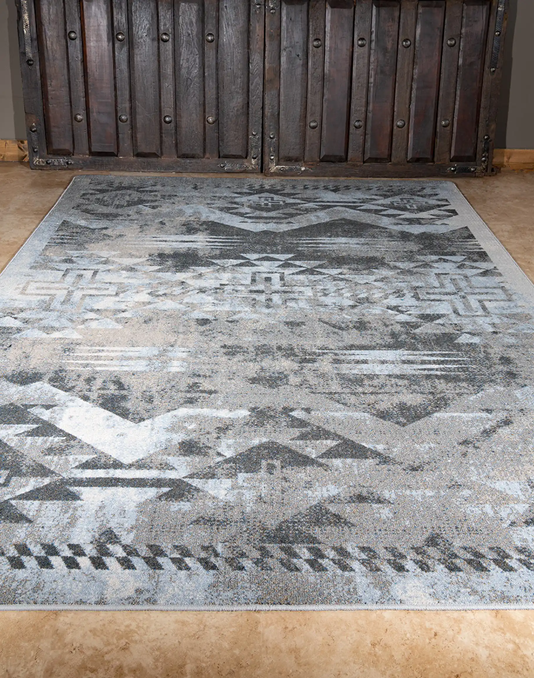 Rustic Cross Sandstone Rug - Image 2