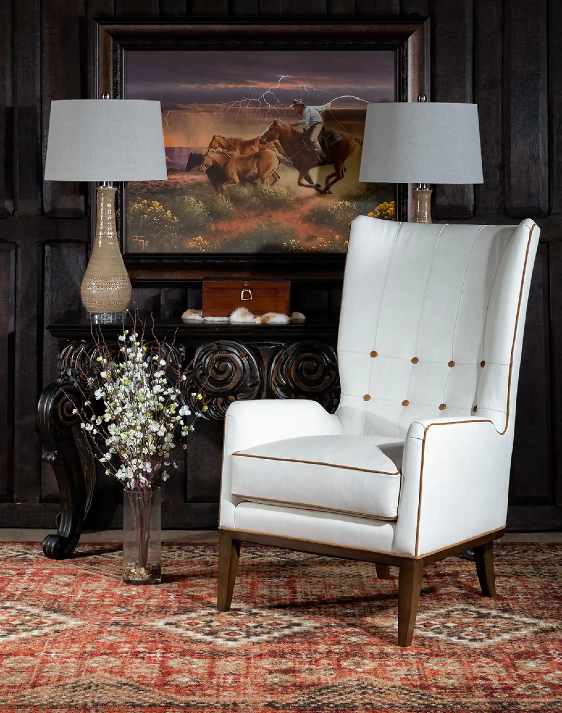 Aston Leather Chair - Image 2
