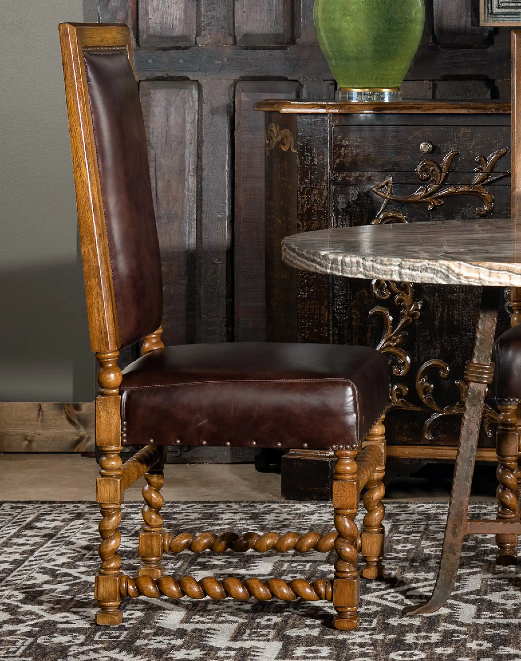 Barley Twist Dining Chair - Image 4