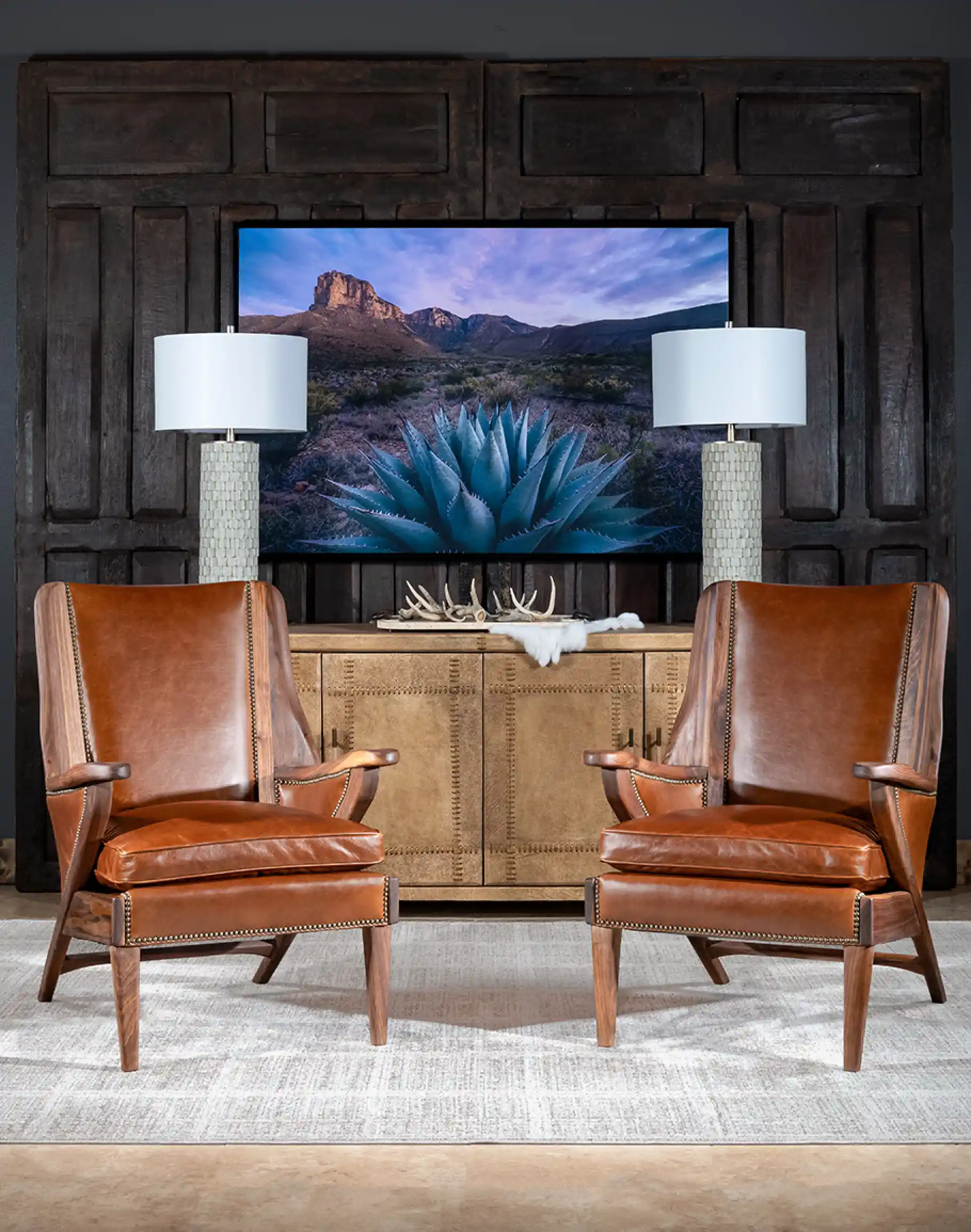 Boone Leather Chair - Image 10