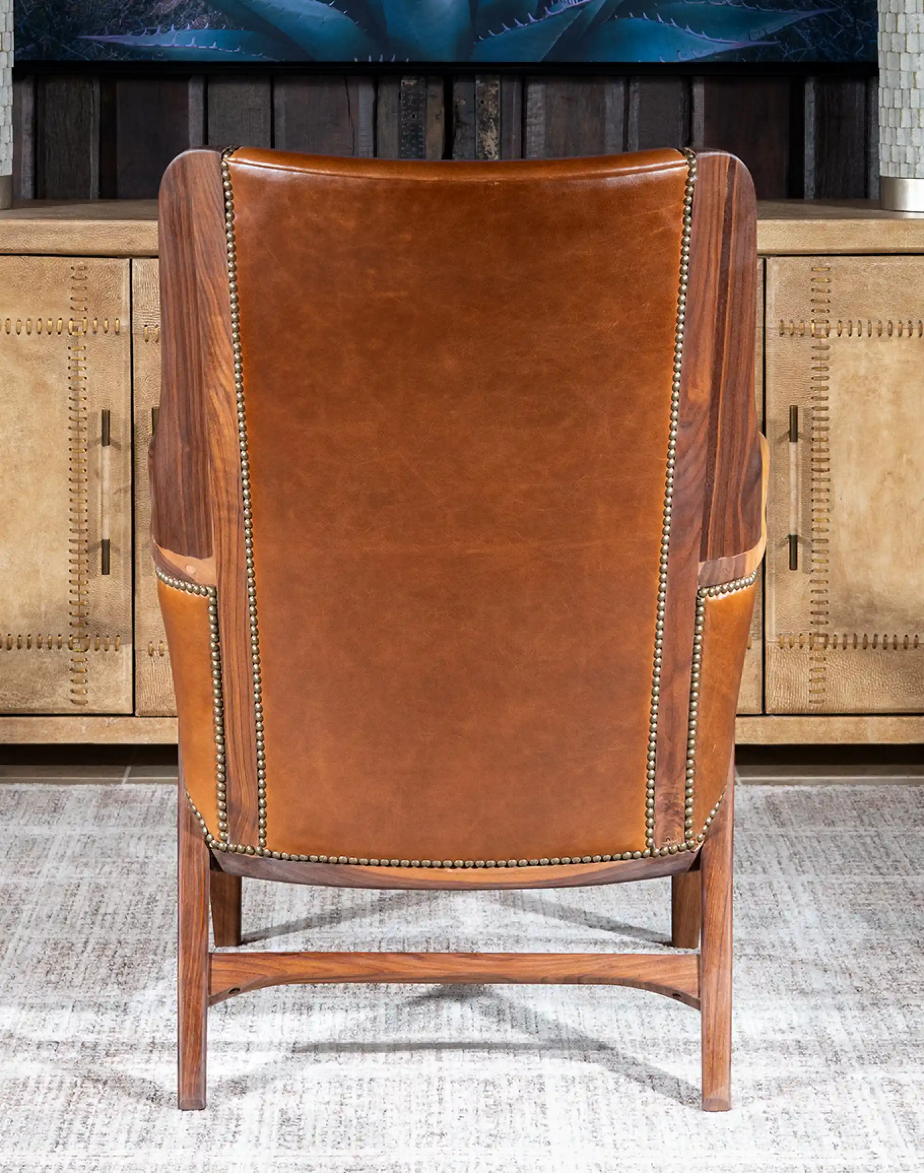 Boone Leather Chair - Image 4