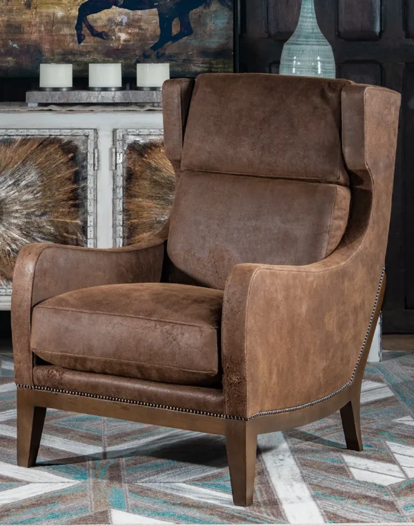 Bronco Blaze Leather Chair