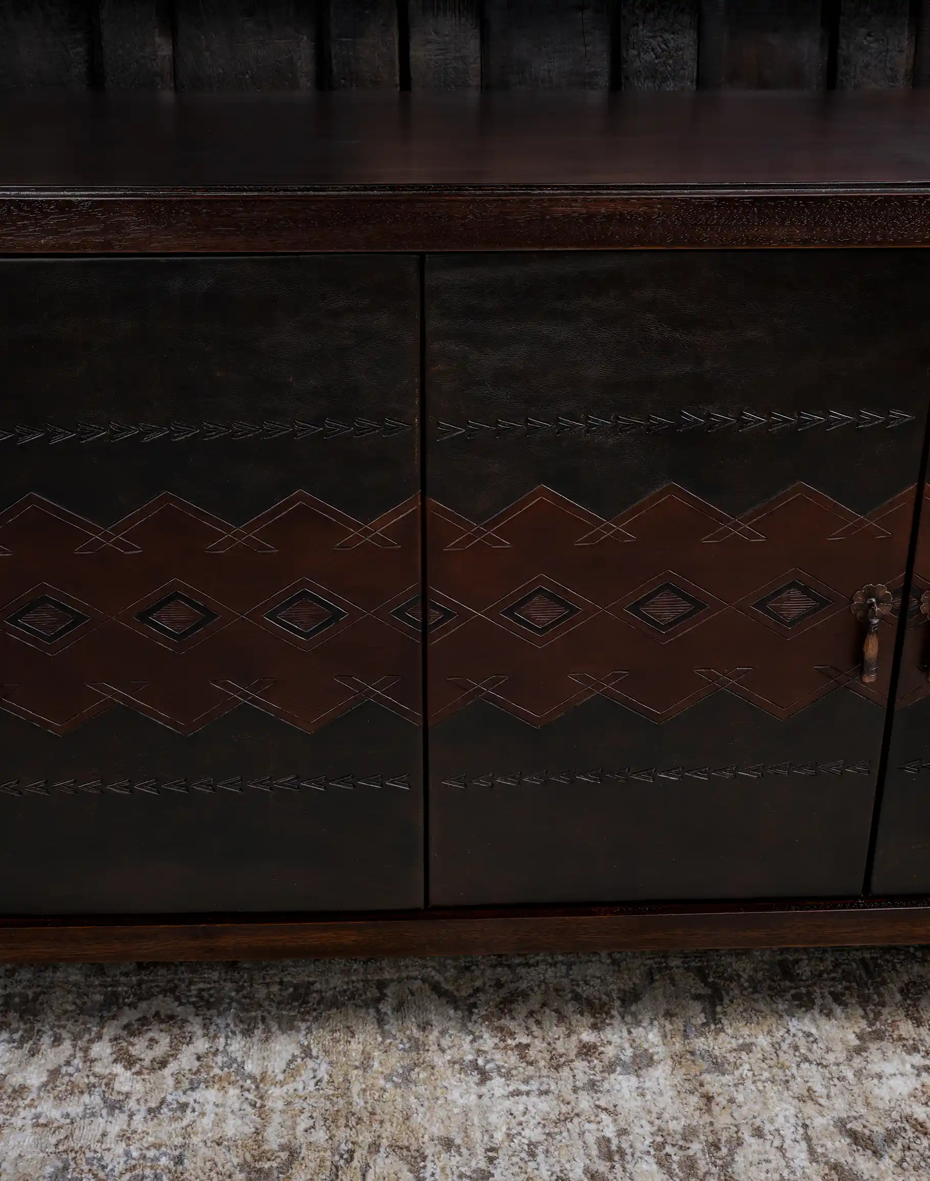 Cortez Leather Panel Buffet - Image 4