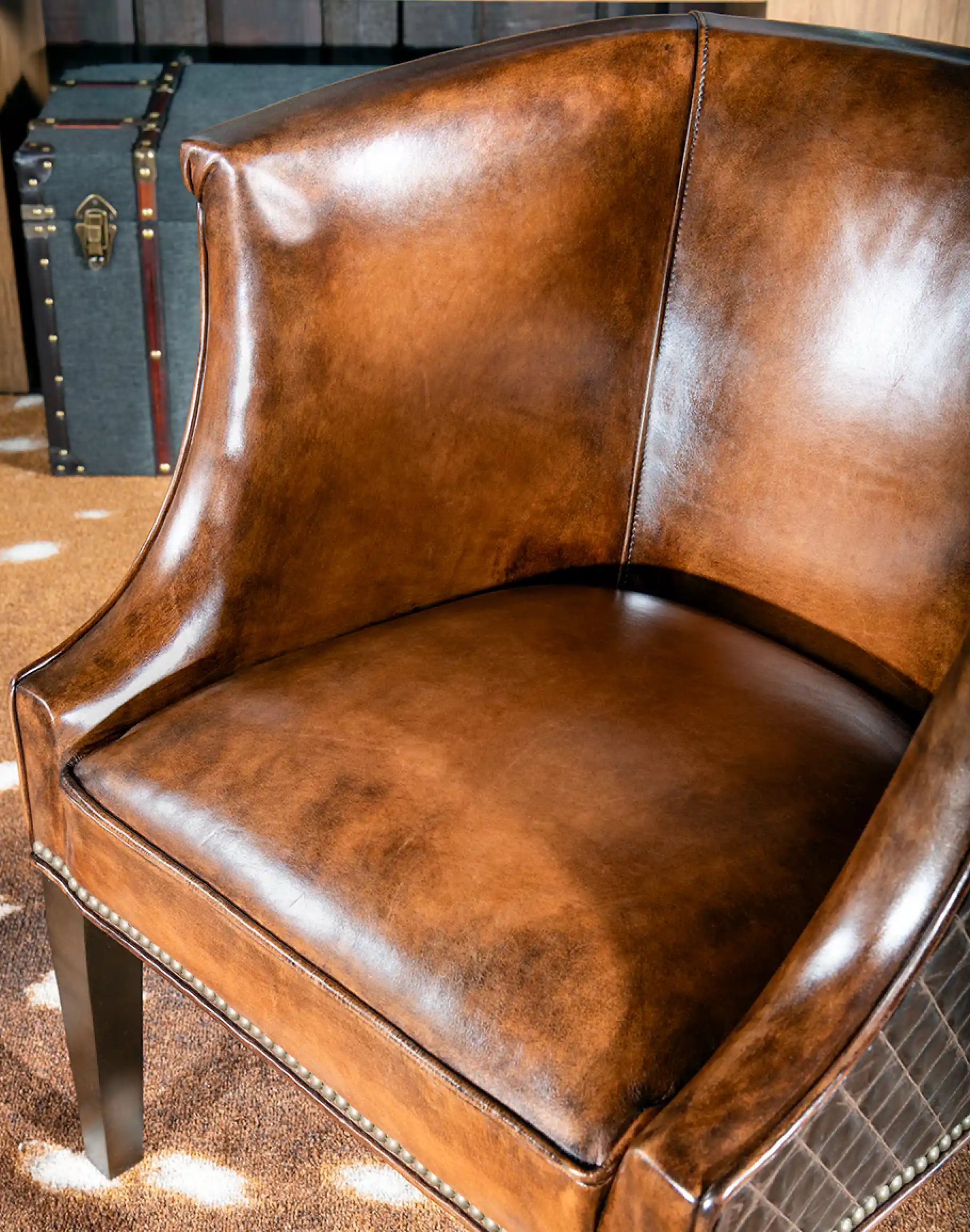 Diamondback Leather Chair - Image 4