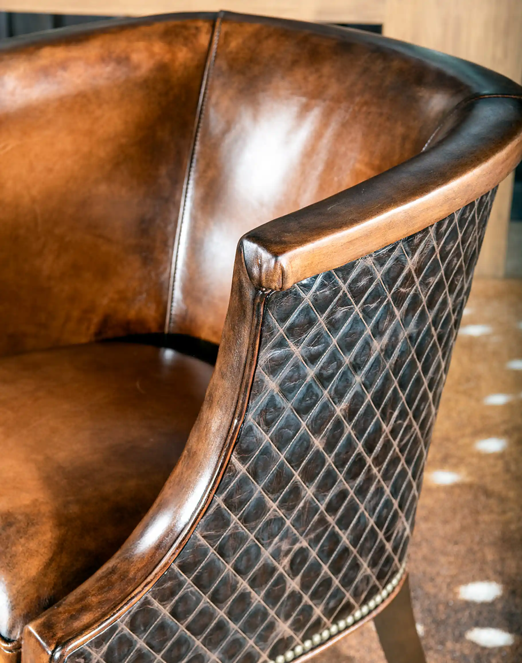 Diamondback Leather Chair - Image 6