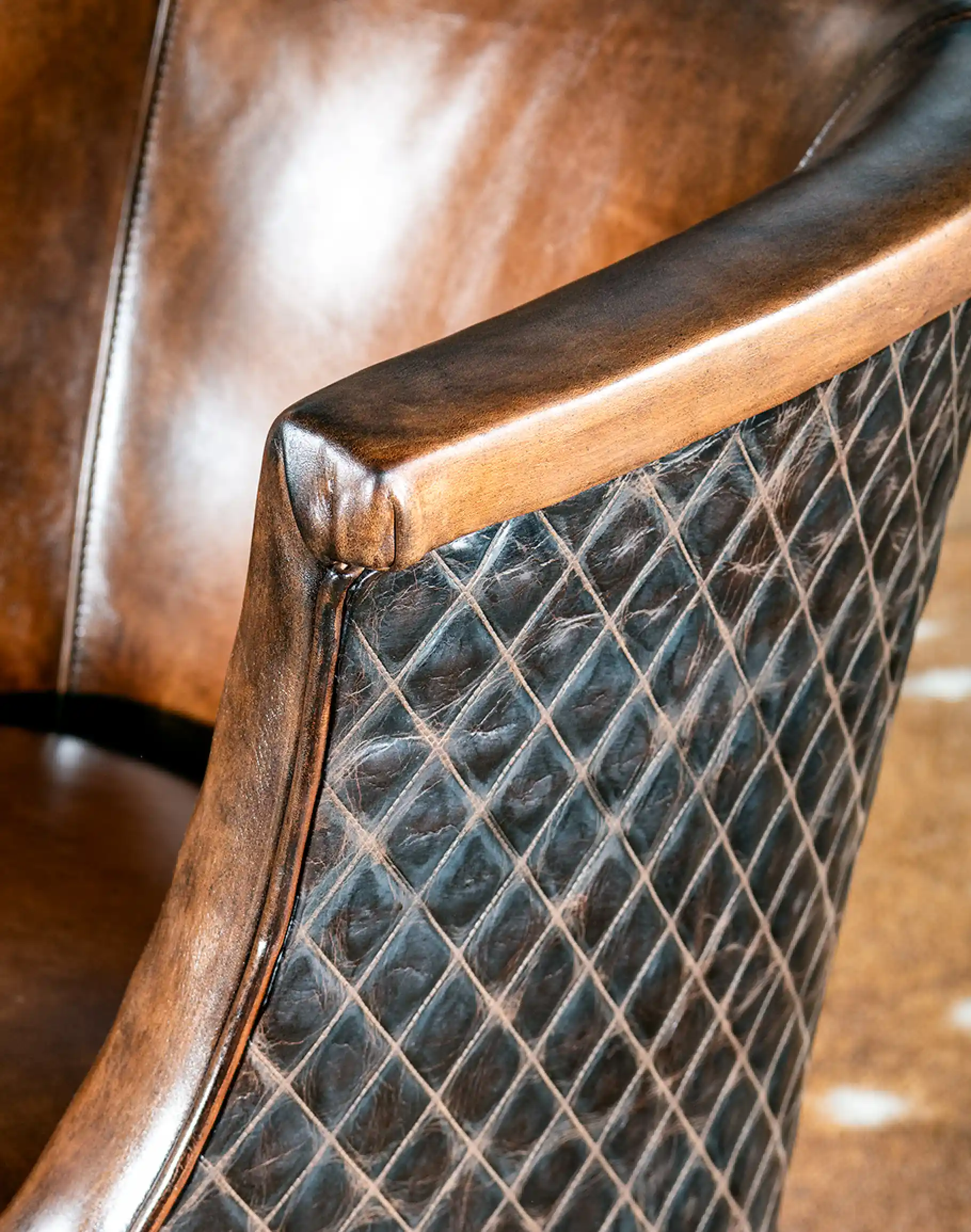 Diamondback Leather Chair - Image 7