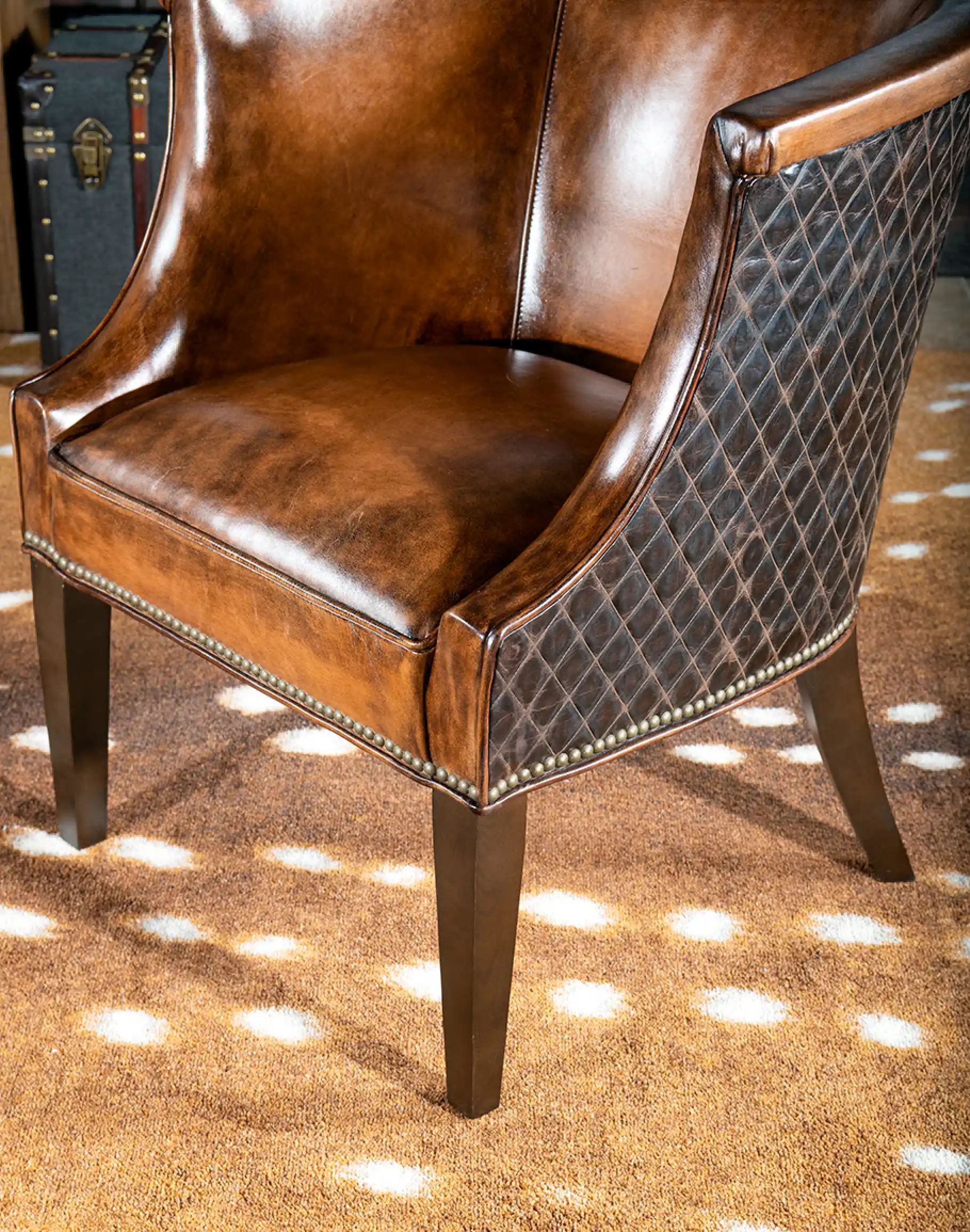 Diamondback Leather Chair - Image 9