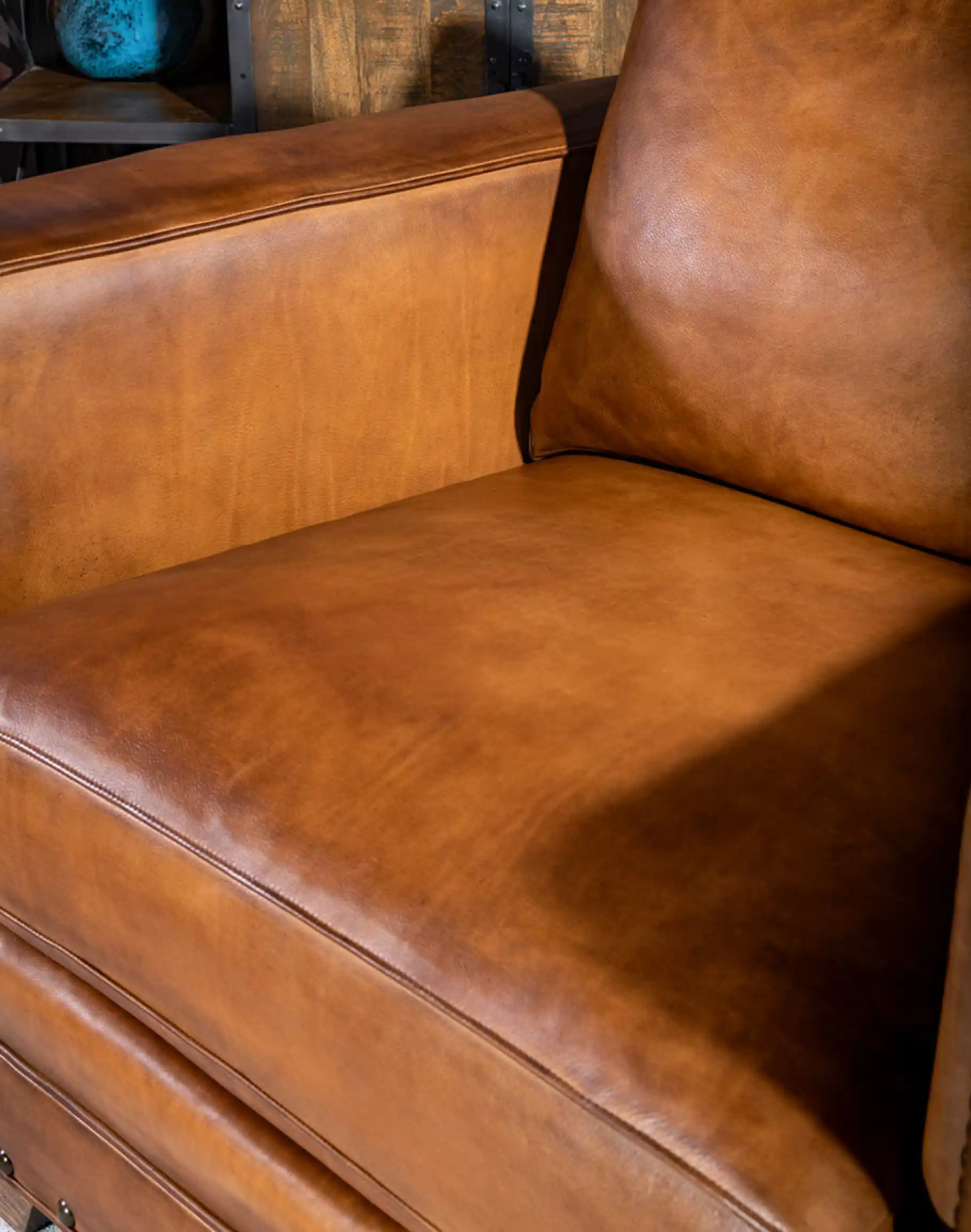Drover Leather Chair - Image 11
