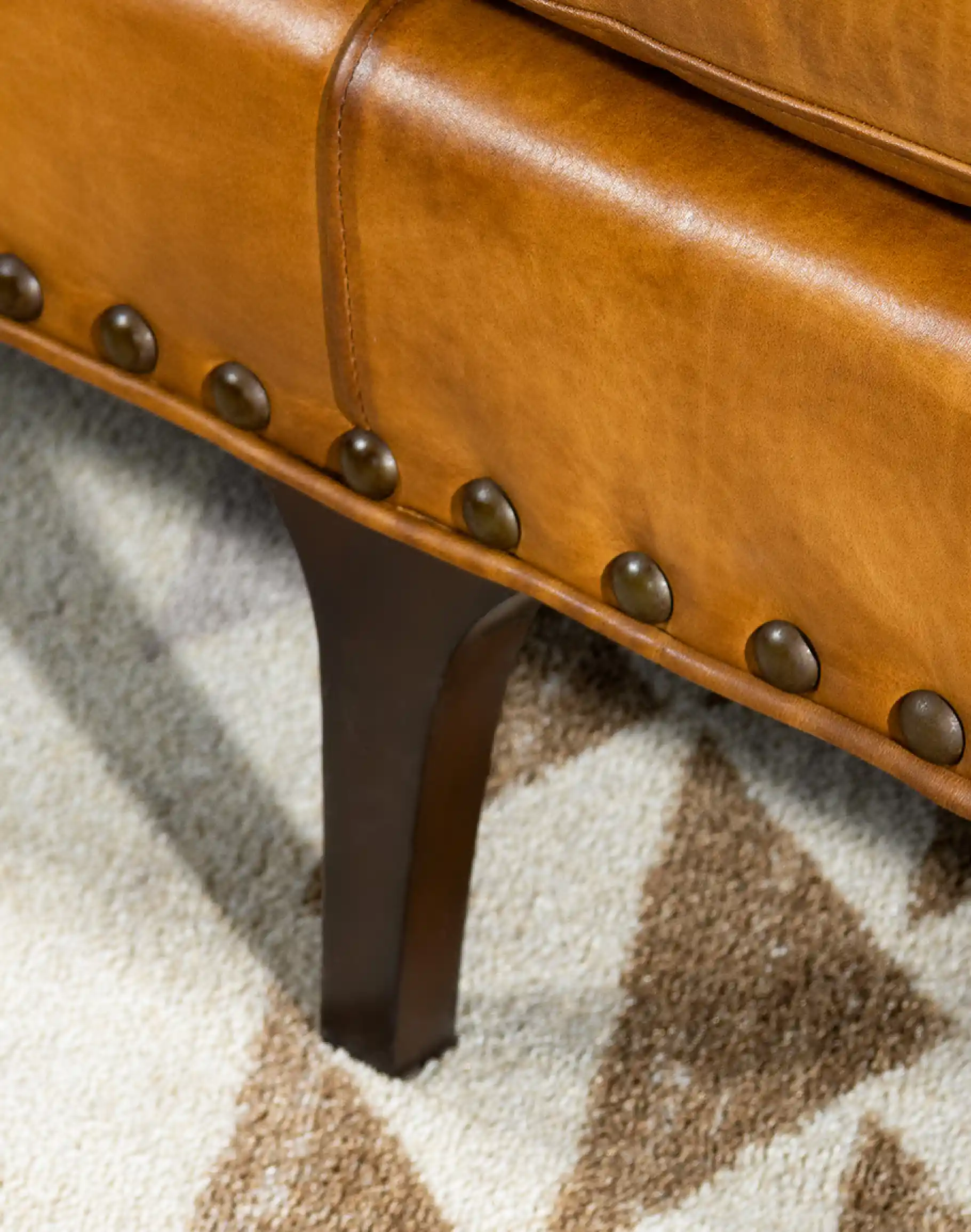 Hampton Tufted Leather Sofa - Image 10
