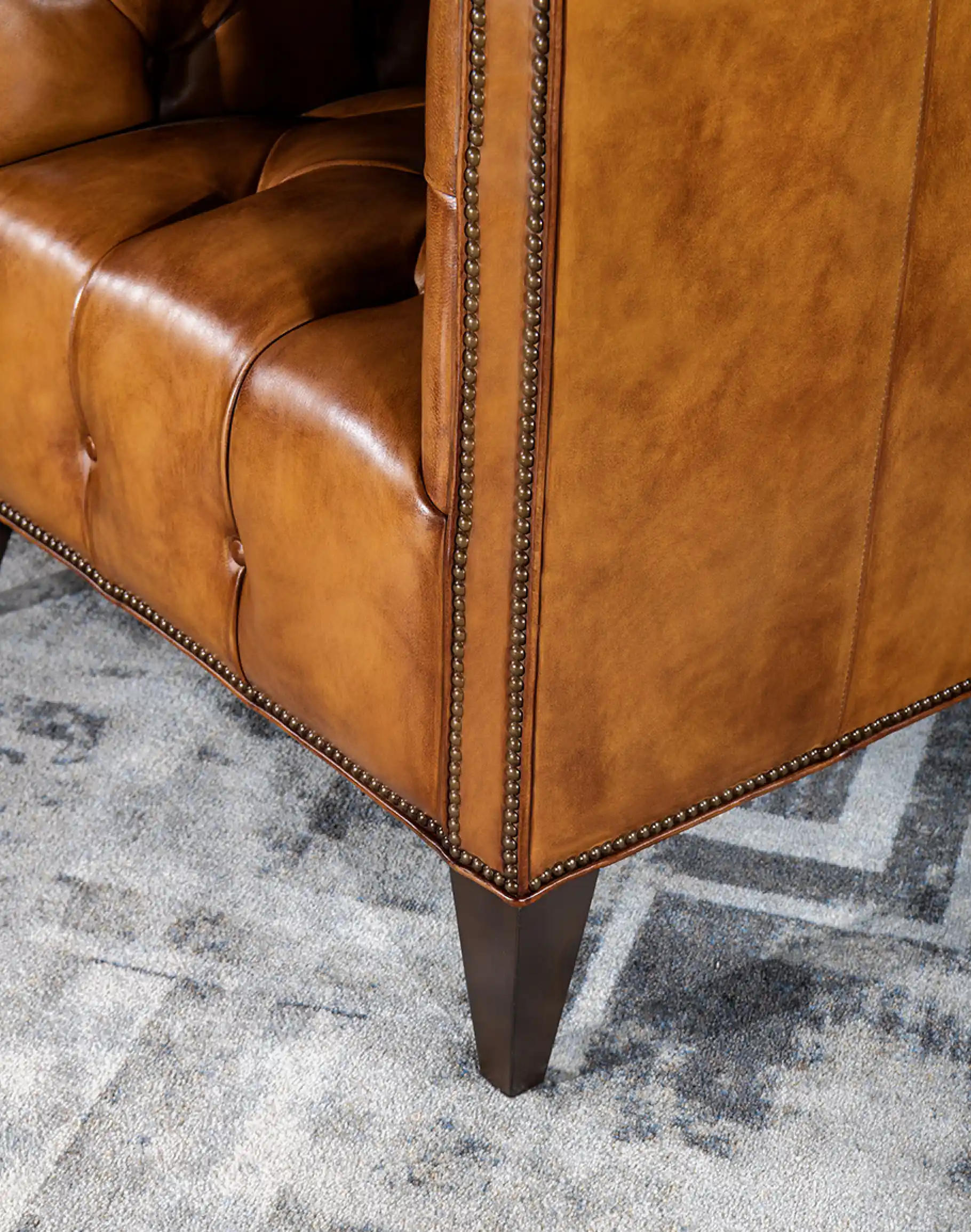 Kingston Tufted Leather Chair - Image 4