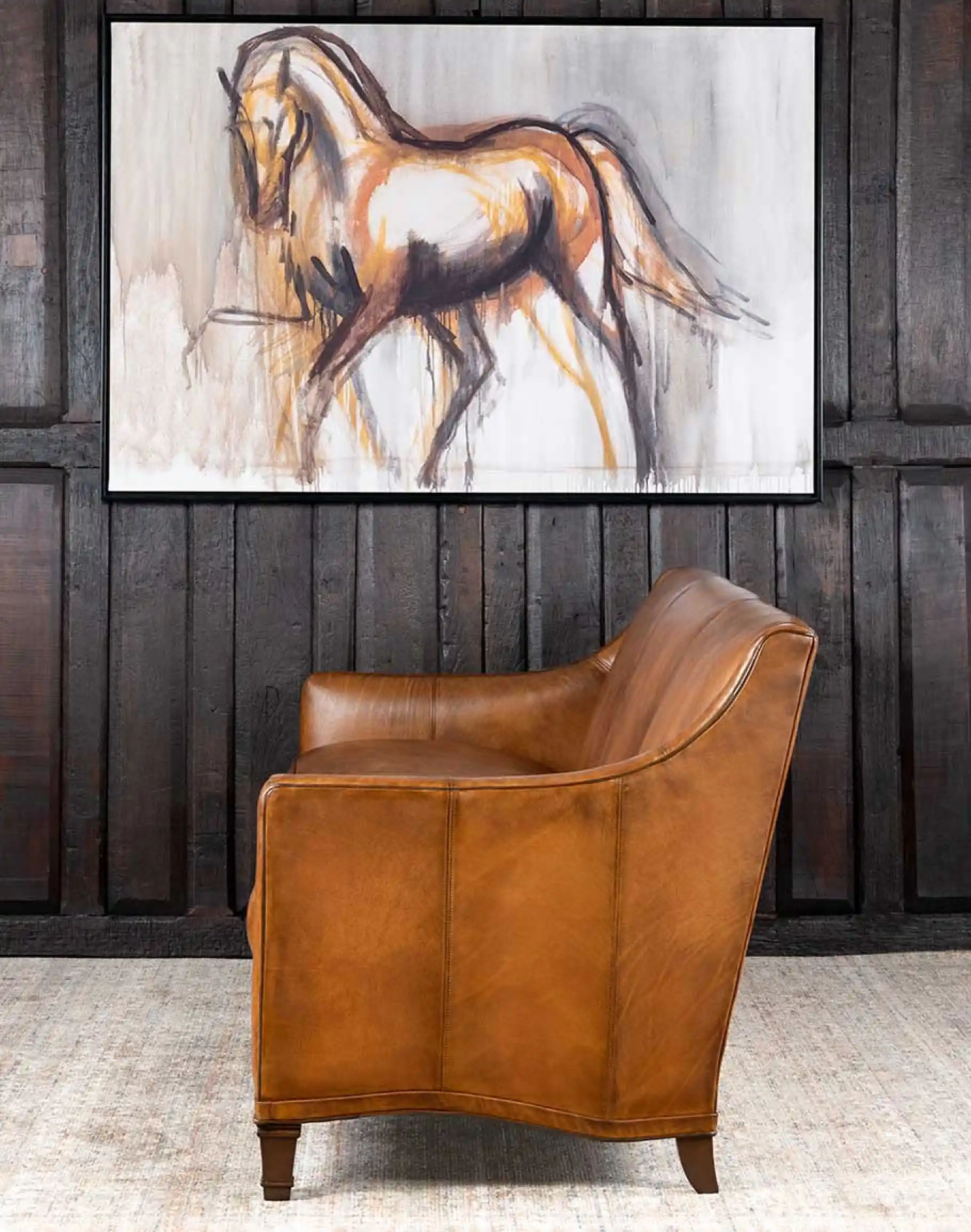 Remy Saddle Leather Sofa