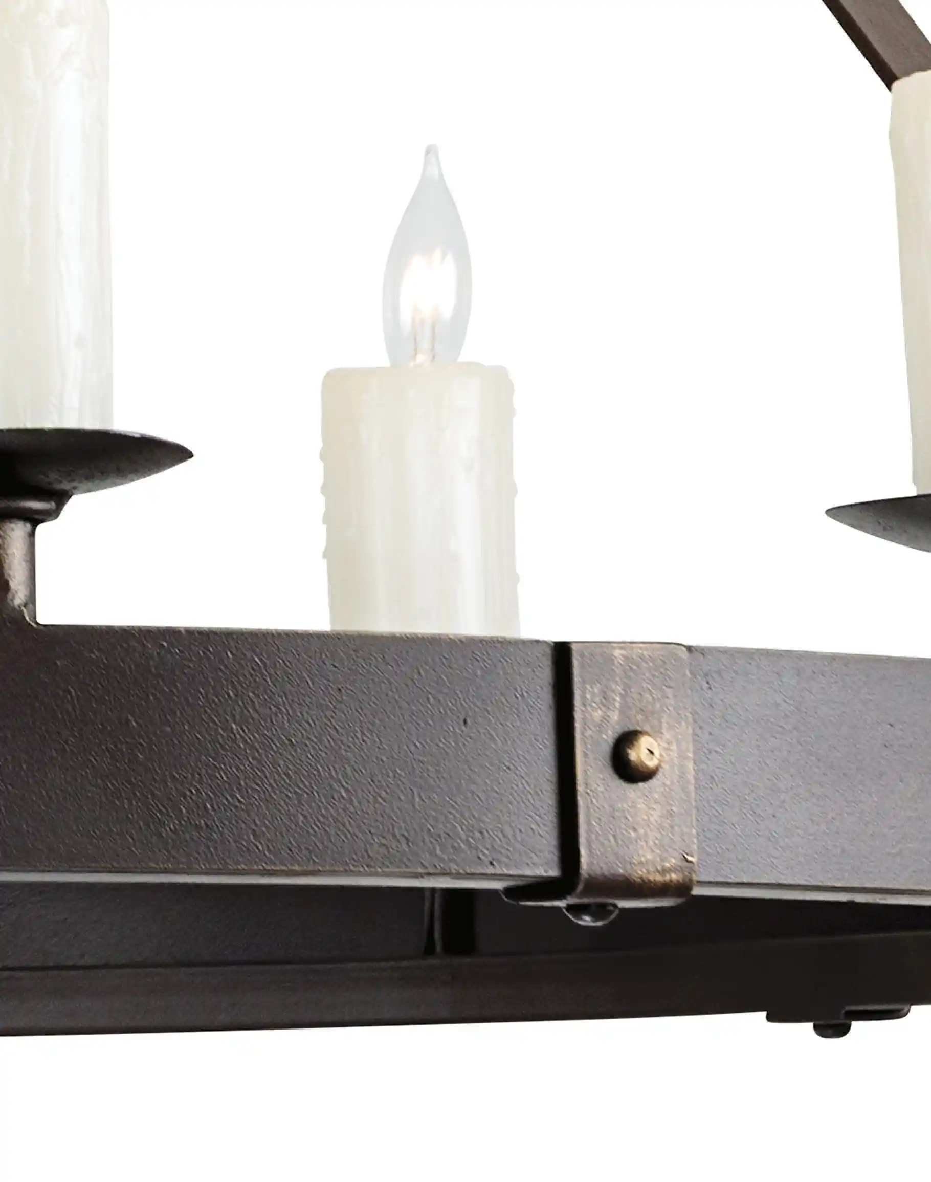 Stampede Leather Strap Chandelier - Image 3