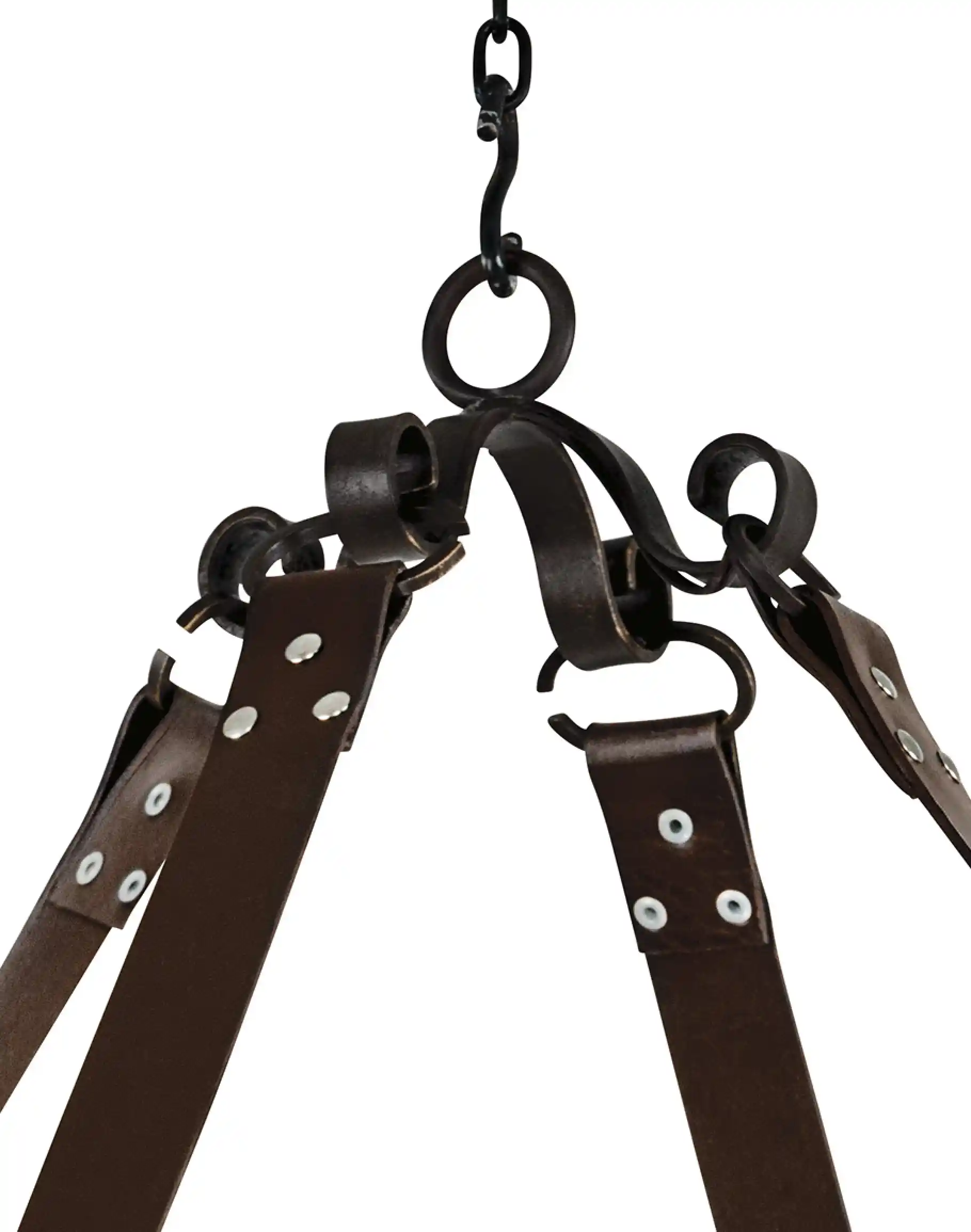 Stampede Leather Strap Chandelier - Image 4
