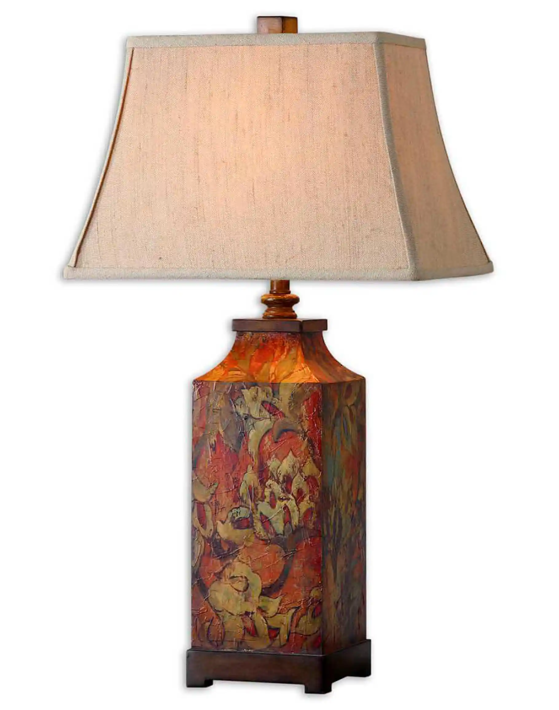 Colorful Flowers Table Lamp - Image 2